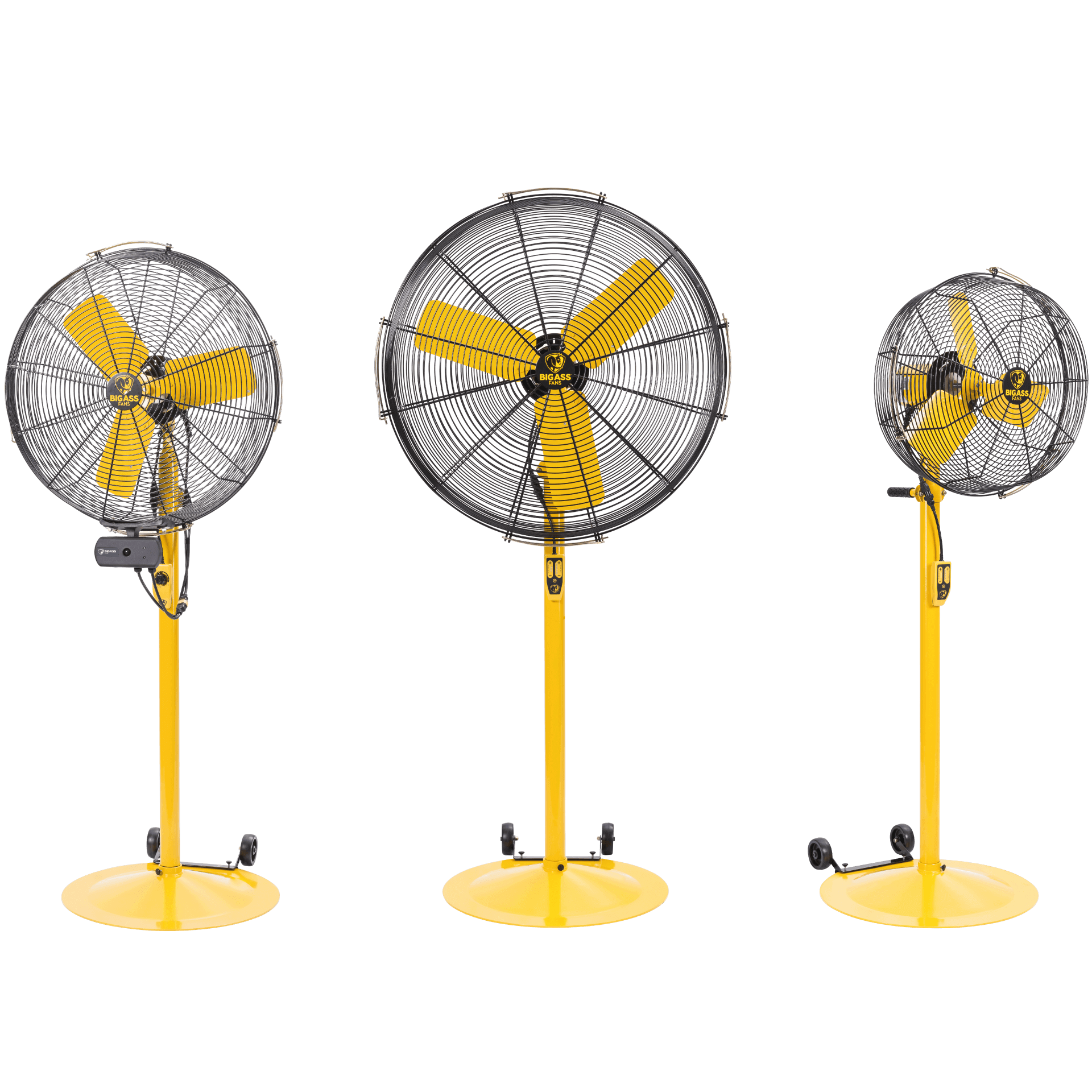 Industrie Ventilator montiert auf einem Standfuß