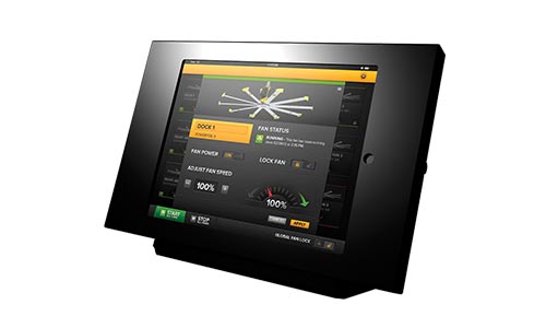 Schwarze Kontrolleinheit von Bigassfans für Ventilatoren