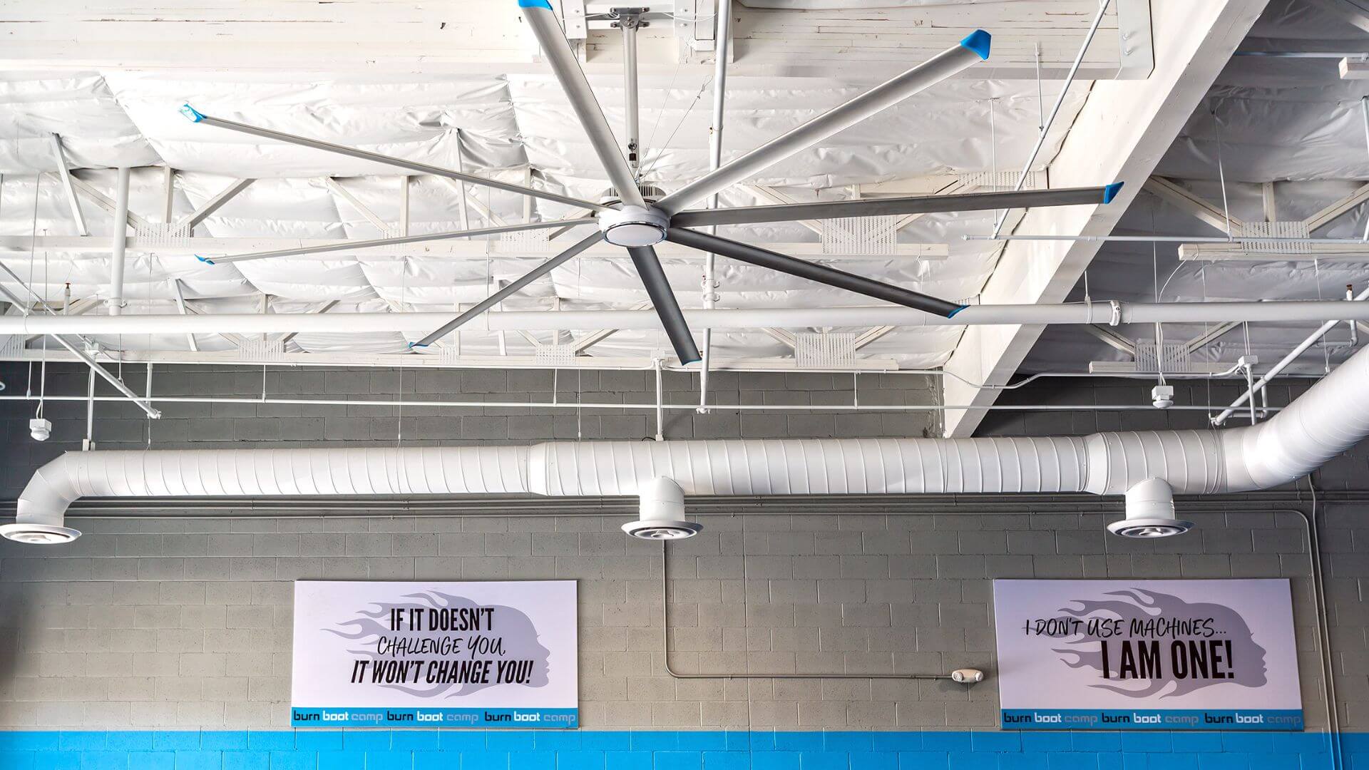 Wingstec Deckenventilator: Kühle Brise für ein angenehmes Training im Fitnessstudio